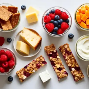 Gesunde Snacks zum Mitnehmen