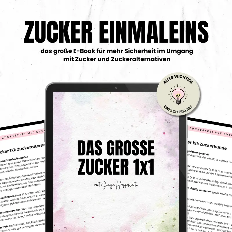 Zucker Einmaleins
