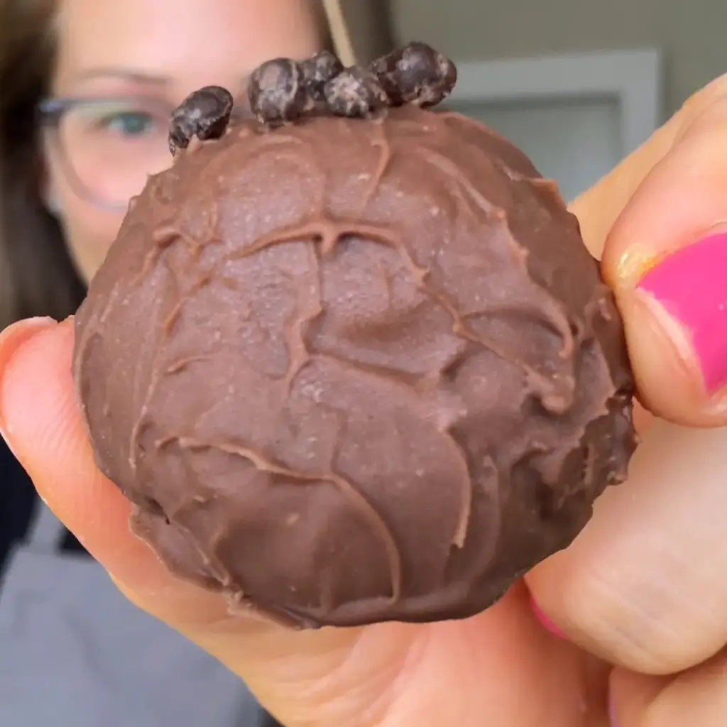 Gesunde Waffelpralinen selbstgemacht