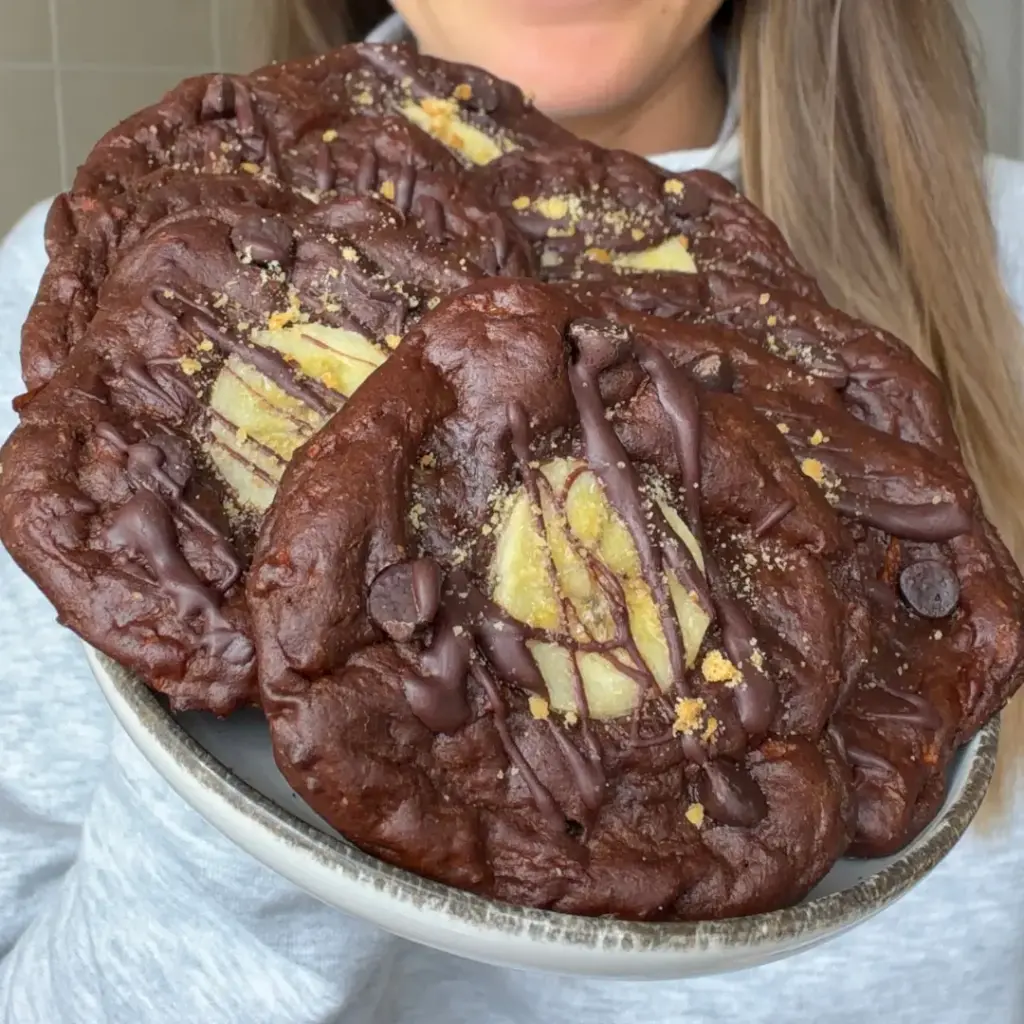 Schoko Pancake Snack mit wenig Kalorien