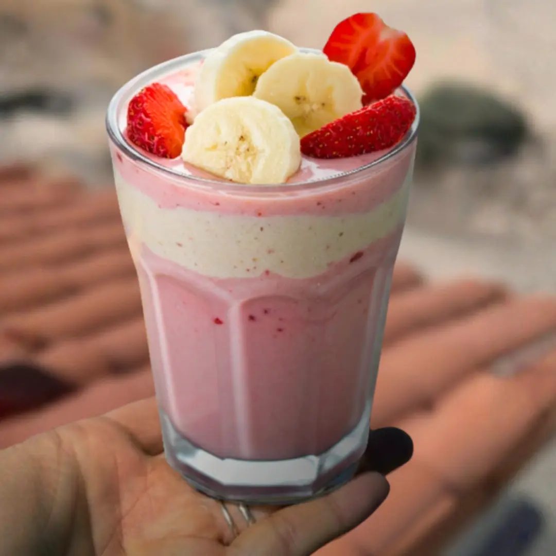 Gesunder Frühstück Smoothie