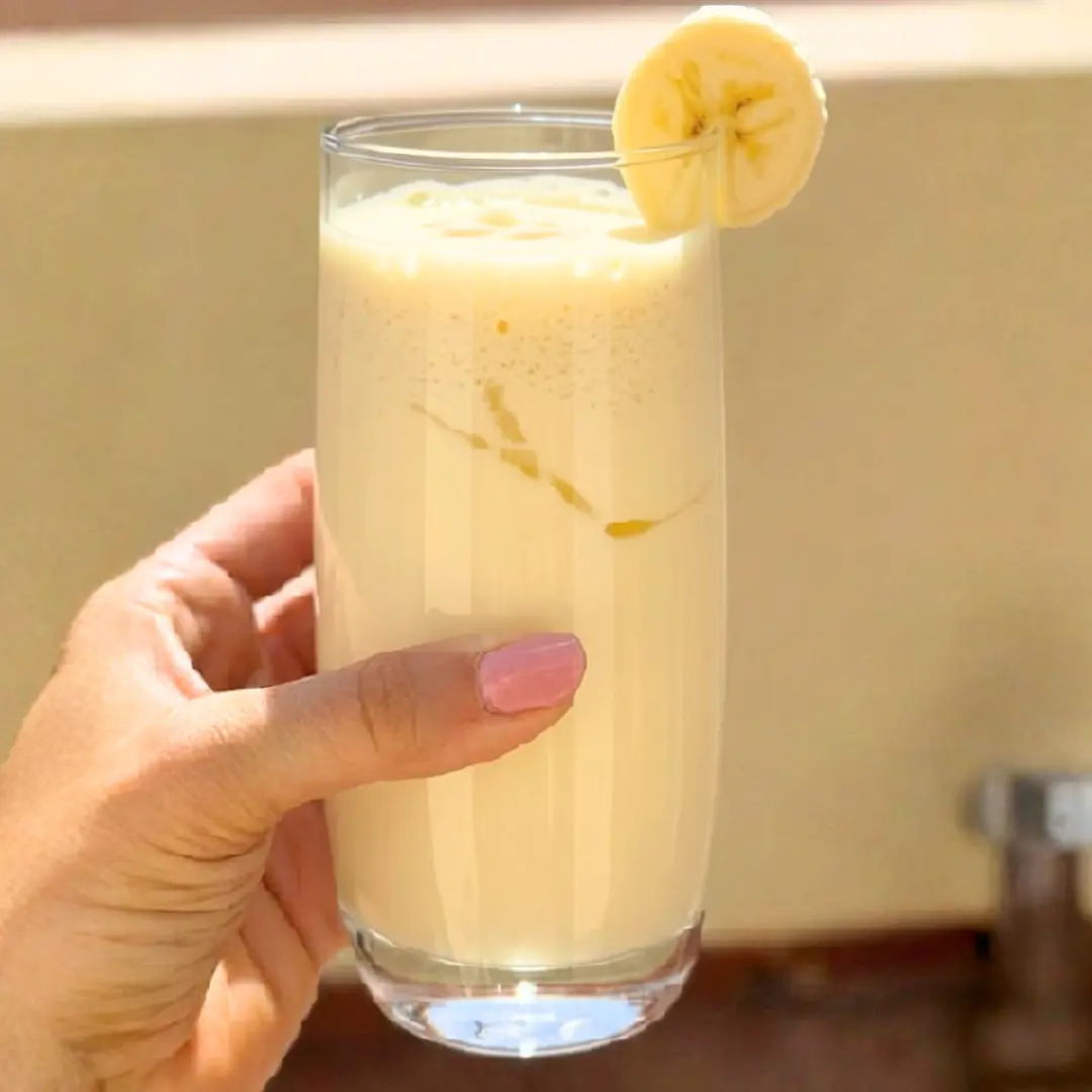 Gesunder Smoothie mit Banane